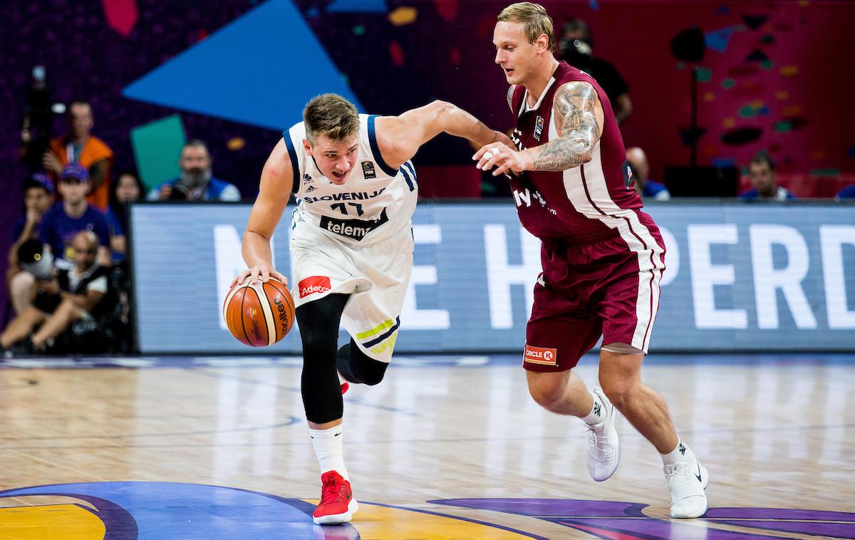 Luka Dončić Janis Timma | Janis Timma bo kot član evroligaškega kluba pomagal Latviji v septembrskih kvalifikacijah. | Foto Vid Ponikvar