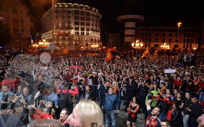 Sprejem Vardar | Foto: Denis Dukovski/RK Vardar