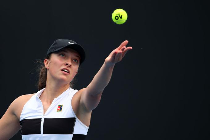 Nasprotnica Polone Hercog v finalu bo šele 17-letna Iga Swiatek. | Foto: Gulliver/Getty Images