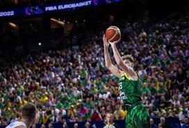 Slovenija : Litva slovenska košarkarska reprezentanca Eurobasket 2022