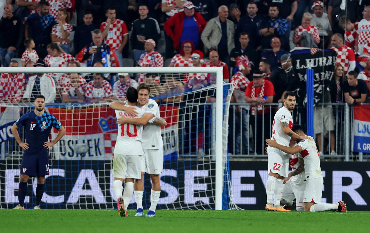 Turčija : Hrvaška | Turčija je z 1:0 v Osijeku premagala Hrvaško. | Foto Reuters