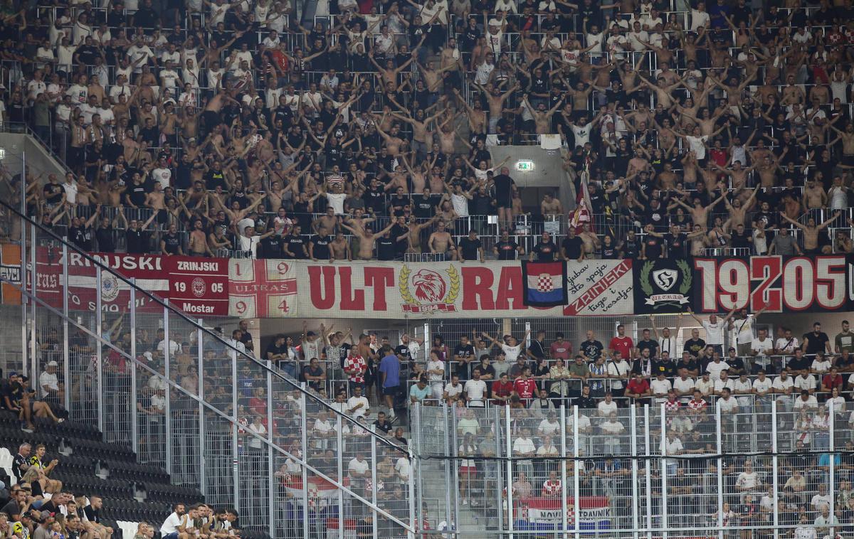 Zrinjski Mostar Navijači | Navijači Zrinjskega so v četrtek proslavljali zgodovinsko zmago v Evropi. | Foto Guliverimage