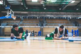 slovenska košarkarska reprezentanca trening