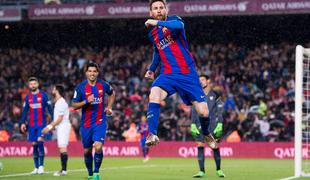 Messi in Suarez spet blestela, Real ostaja na vrhu #video