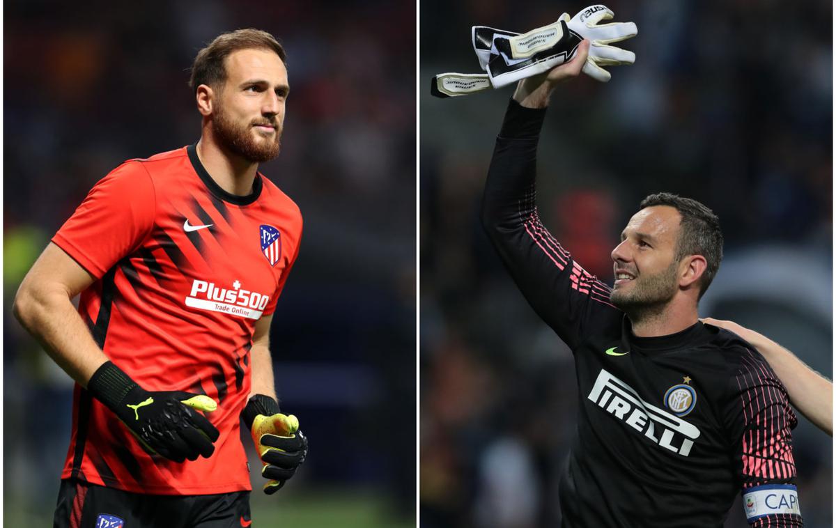 oblak handanović | Jan Oblak in Samir Handanović sta nominirana za nagrado Leva Jašina, ki jo bodo letos prvič podelili najboljšemu vratarju na svetu. | Foto Getty Images