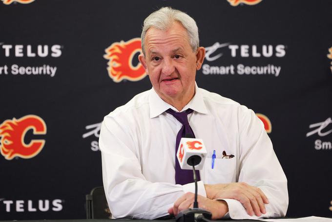 Darryl Sutter je Calgary Flames popeljal do devete zaporedne zmage. | Foto: Guliverimage/Vladimir Fedorenko