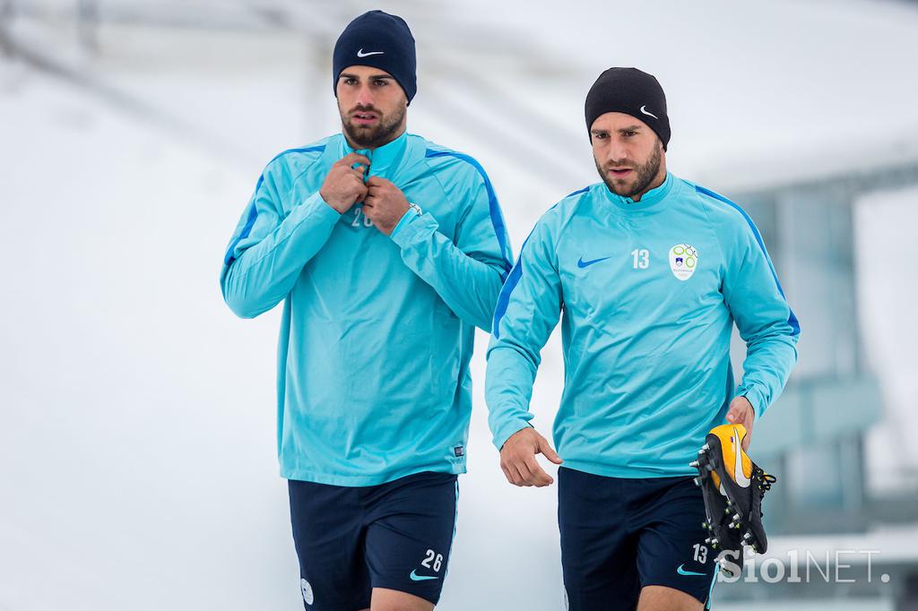 slovenska nogometna reprezentanca trening zbor Brdo