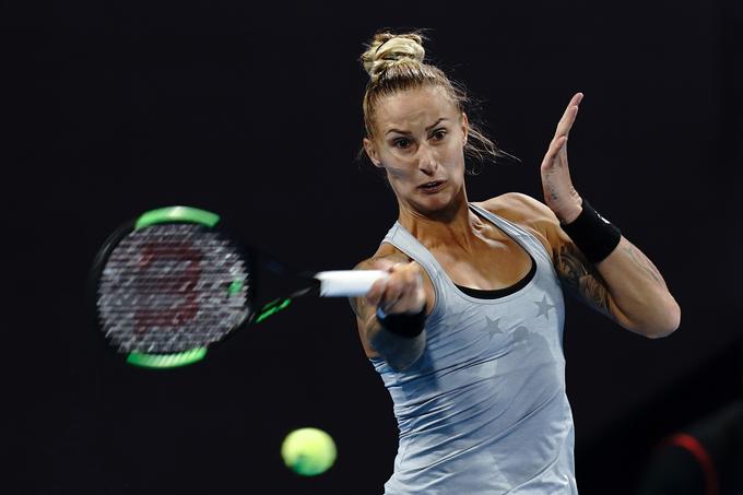 Polono Hercog je v drugem krogu teniškega turnirja v Tianjinu na Kitajskem izločila nekdanja prva igralka sveta, danes šesta na svetovni lestvici Karolina Pliškova. | Foto: Getty Images