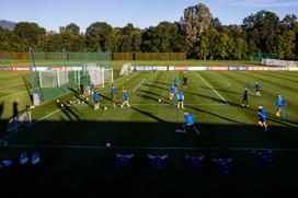 Slovenska nogometna reprezentanca trening