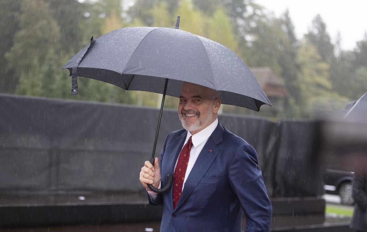 Vrh EU - Zahodni Balkan. Edi Rama | Edi Rama se za svoje vedenje ne namerava opravičiti. | Foto Bojan Puhek