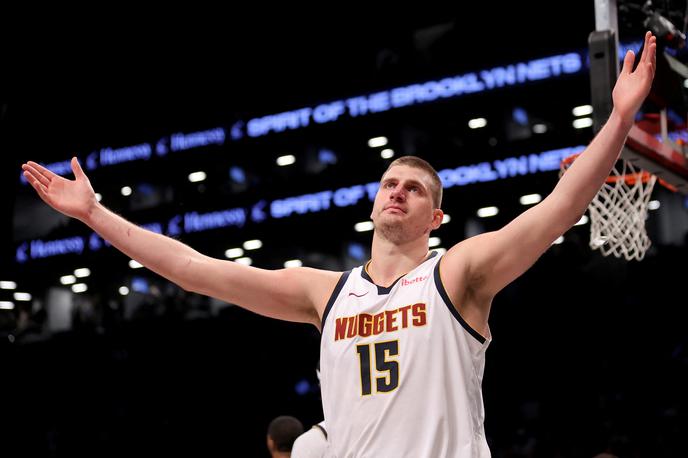 Nikola Jokić | Nikola Jokić je blestel proti Golden Statu. | Foto Reuters