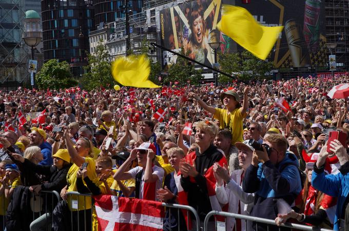 sprejem Jonas Vingegaard | Foto: Reuters