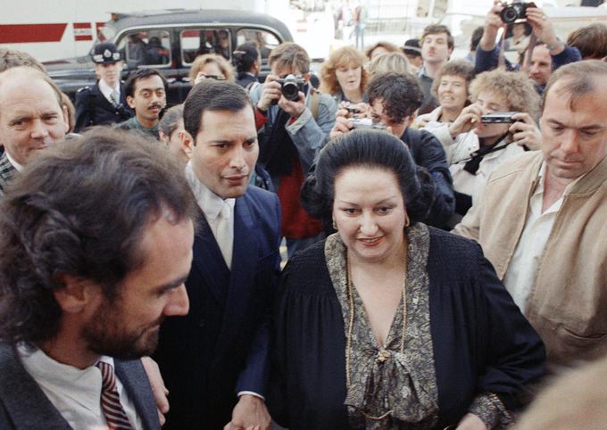 Mercury z Montserrat Caballe leta 1988 | Foto: Guliverimage/AP