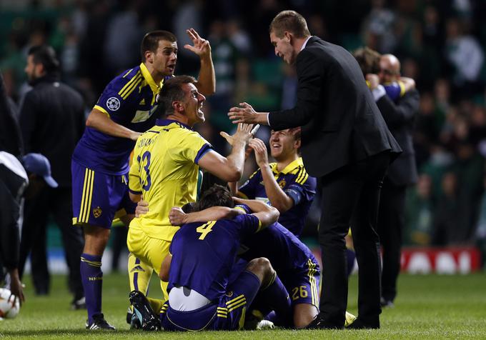 Nepozabno veselje Maribora na Celtic Parku, ko so izločili škotskega prvaka Celtica in se leta 2014 dokopali skupinskega dela lige prvakov. | Foto: Reuters