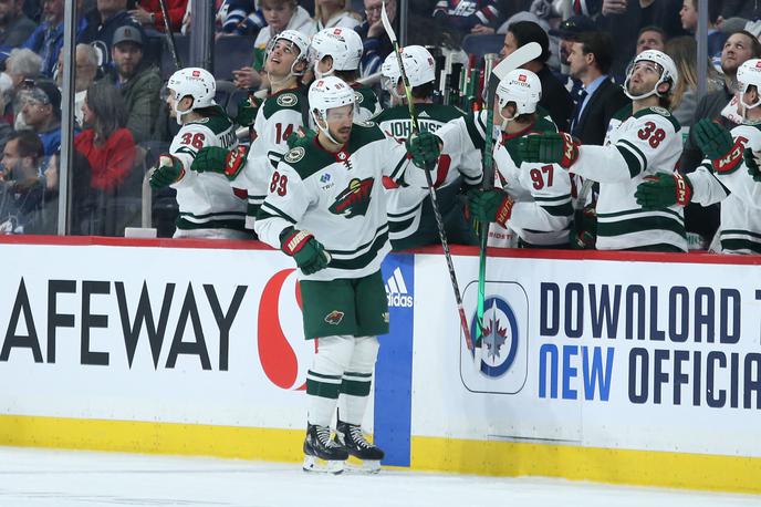 Minnesota Wild Frederick Gaudreau | Hokejisti moštva Minnesota Wild so slavili s 4:2. | Foto Reuters