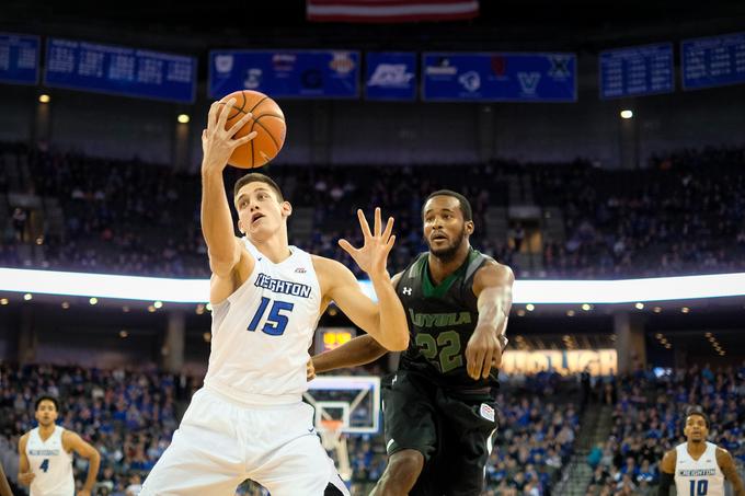 Martin Krampelj v ligi NCAA igra za ekipo Creighton Bluejays. | Foto: Getty Images