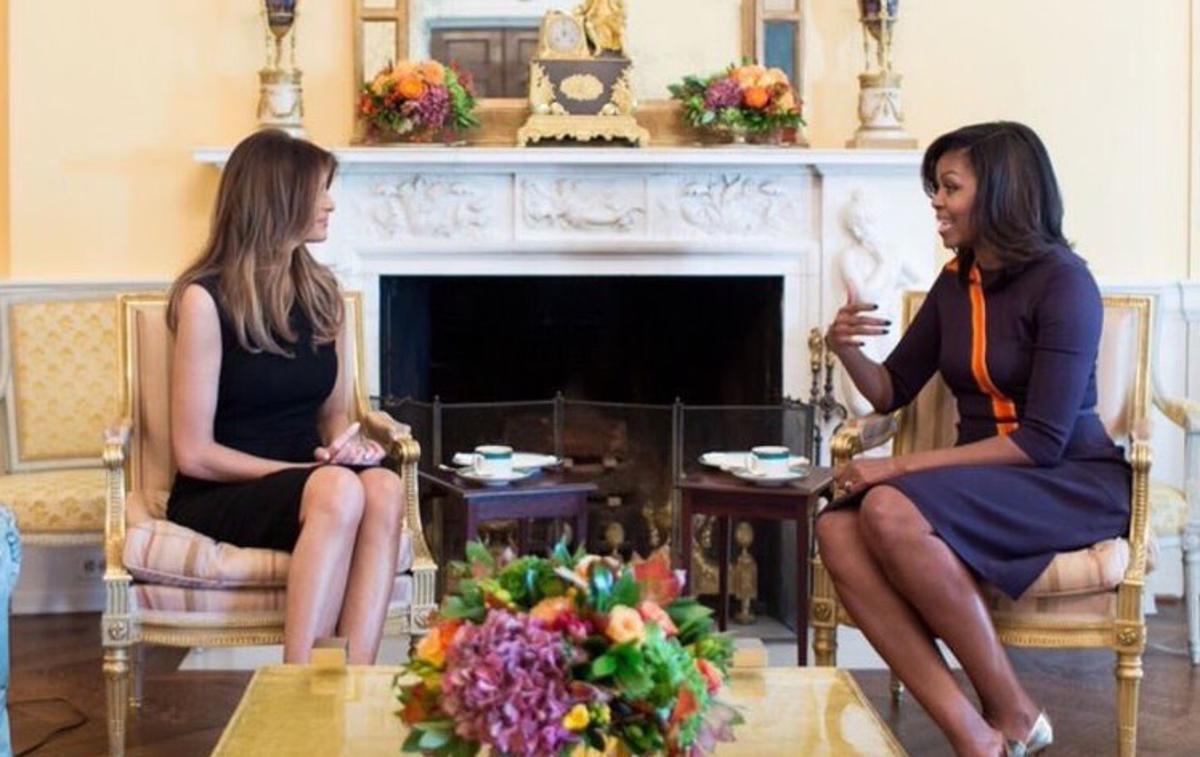 melania trump, michelle obama | Foto Twitter