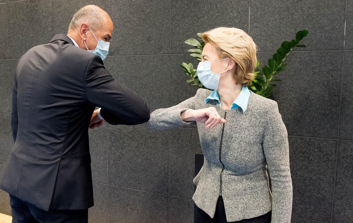 Janez  Janša, Ursula von der Leyen | Foto Twitter