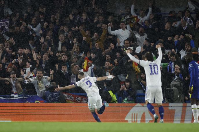 Karim Benzema | Karim Benzema je z novo izjemno predstavo poskrbel za navdušenje navijačev Reala na stadionu v Londonu. | Foto Guliverimage