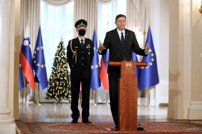 Pahor predsedniška palača 26122021 | Naslednji dan odprtih vrat bo potekal 8. februarja, ko praznujemo slovenski kulturni praznik. | Foto STA / Daniel Novakovič