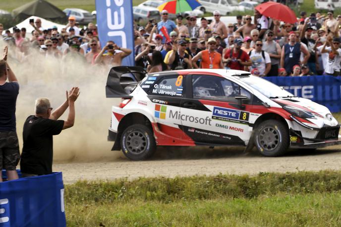 Ott Tänak | Ott Tänak se je s tretjo zaporedno zmago na reliju po Nemčiji približal osvojitvi naslova svetovnega prvaka.  | Foto Reuters