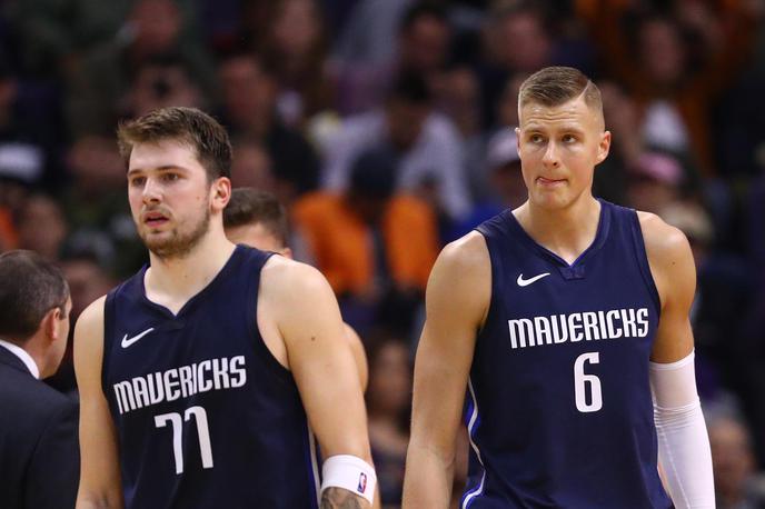 Luka Dončić Kristaps Porzingis | Luka Dončić in Kristaps Porzingis sta prvi imeni ekipe Dallas Mavericks. | Foto Reuters