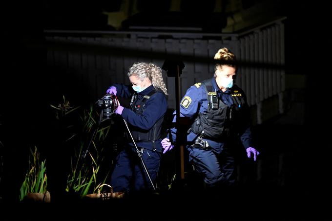 strelski incident pred izraelskim veleposlaništvom v Stockholmu, Švedska | Foto: Reuters