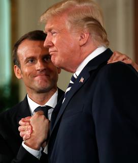 Trump in Macron