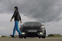 Euro NCAP: kia niro tokrat najbolje preprečila nalet v pešca #video