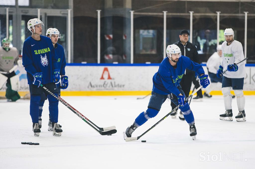 slovenska hokejska reprezentanca, trening, Bled