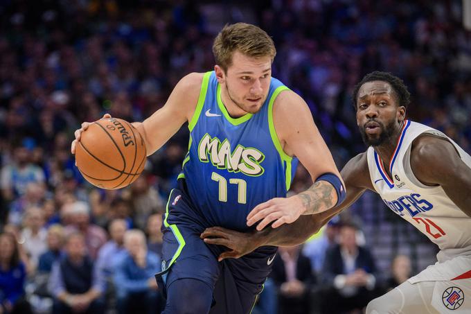 Patrick Beverley je bil sprva odgovoren za pokrivanje Luke Dončića. | Foto: Reuters