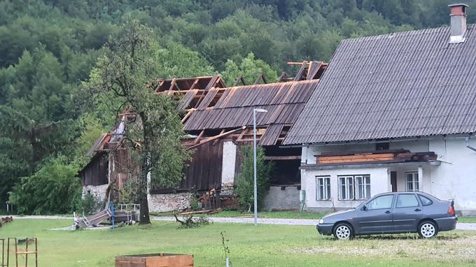 Posledice neurja na Bohinjskem | Foto: Meteoinfo Slovenija