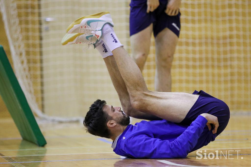 slovenska odbojkarska reprezentanca Kranjska Gora trening