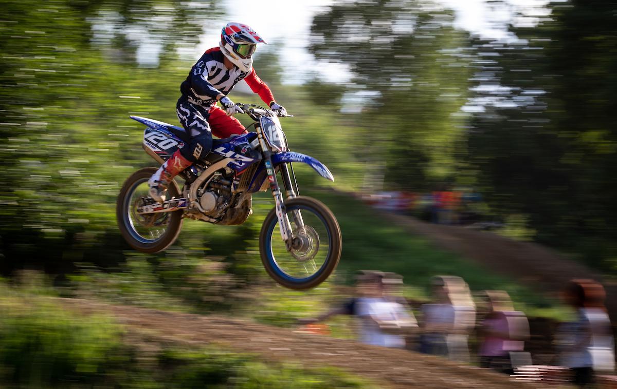 Denis Jakša | Denis Jakša je zmagal v najmočnejšem razredu MX open. | Foto Blaž Weindorfer/Sportida