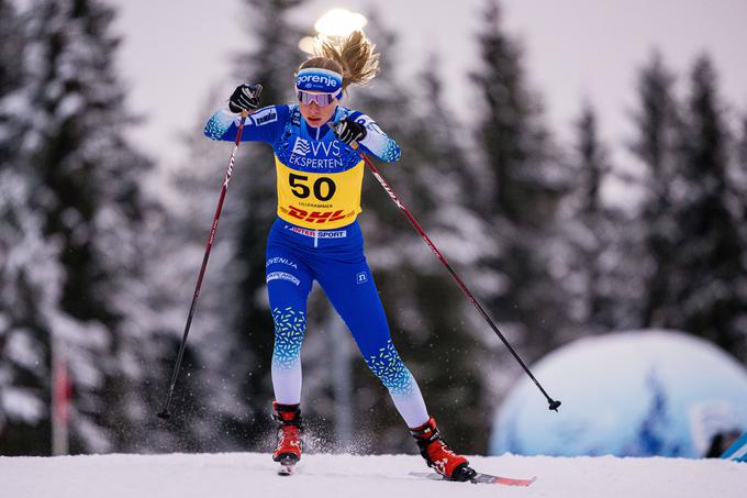 Anja Mandeljc je s 40. mestom vknjižila točko. | Foto: Guliverimage/Vladimir Fedorenko