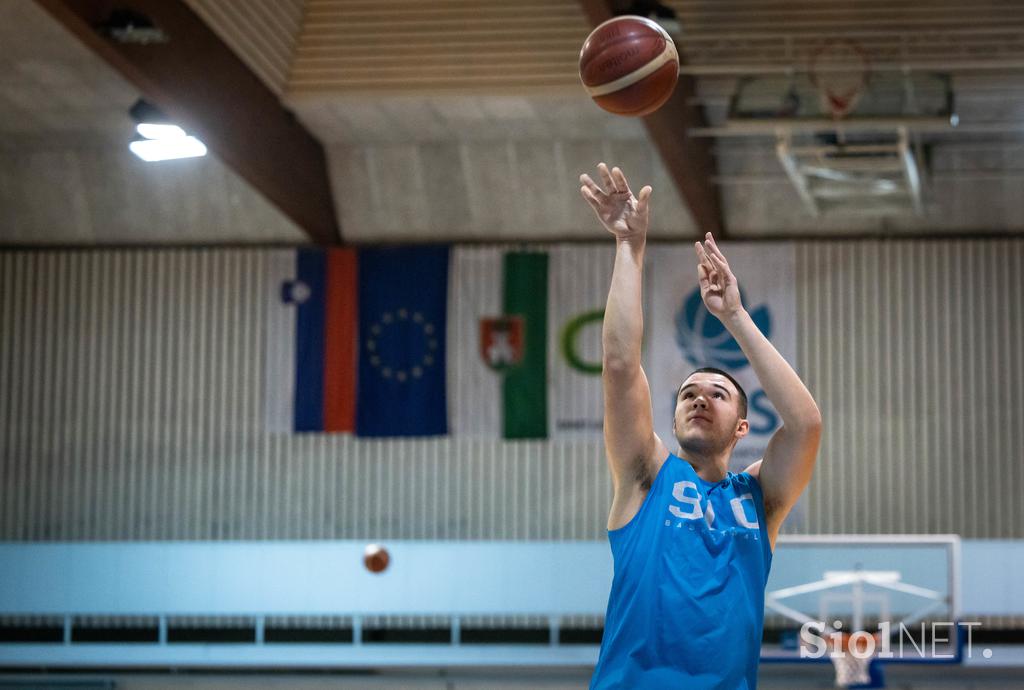 trening slovenska košarkarska reprezentanca