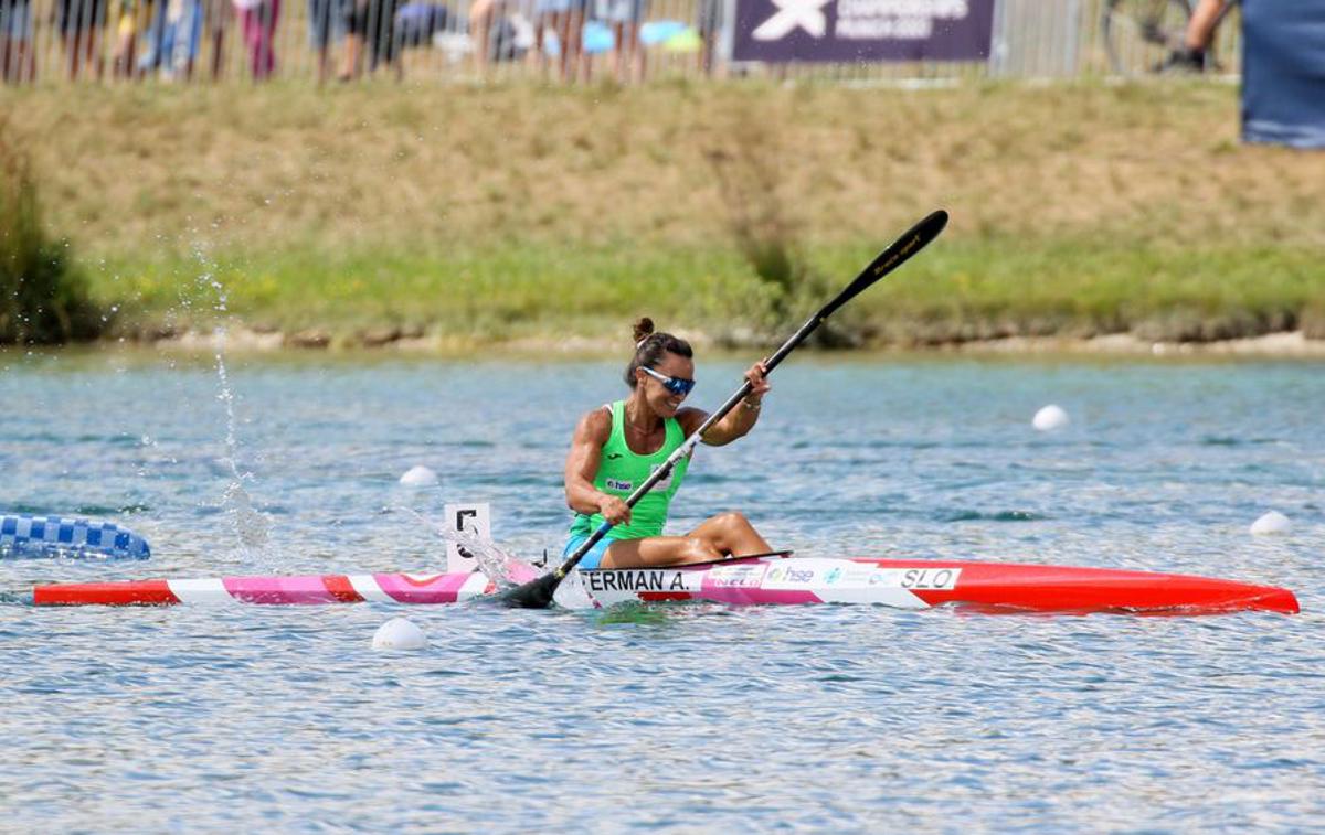 Anja Osterman | Anja Osterman je kljub odsotnosti zaradi materinstva v odlični formi.  | Foto Nina Jelenc