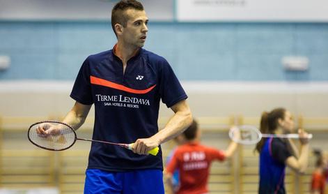 Slovenski badmintonisti s porazom začeli EP