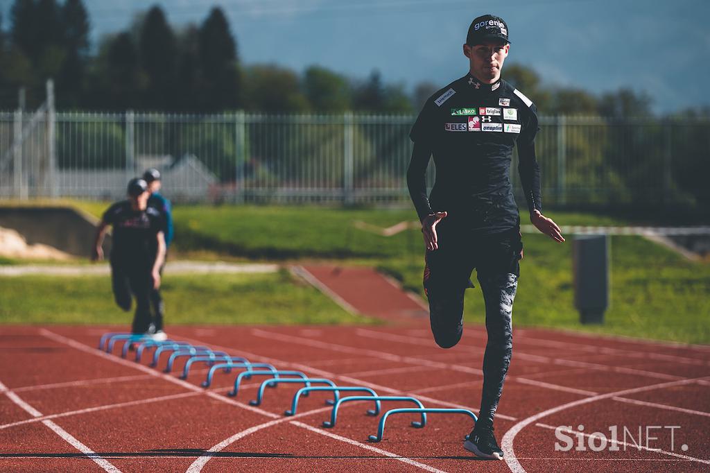 Skakalci trening Kranj priprave