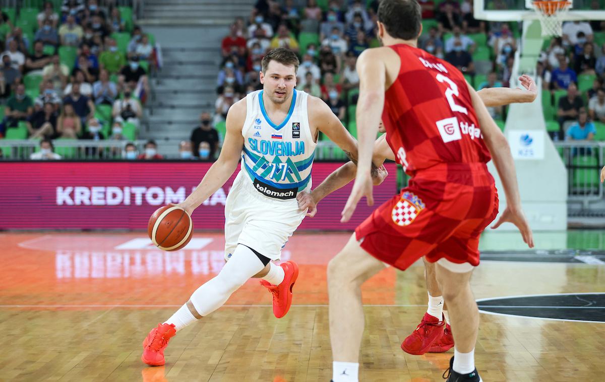 Luka Dončić | Luka Dončić v Stožicah navdušil občinstvo. | Foto Vid Ponikvar