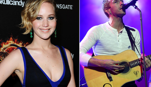 Presenetljiv zvezdniški parček: Jennifer Lawrence in Chris Martin