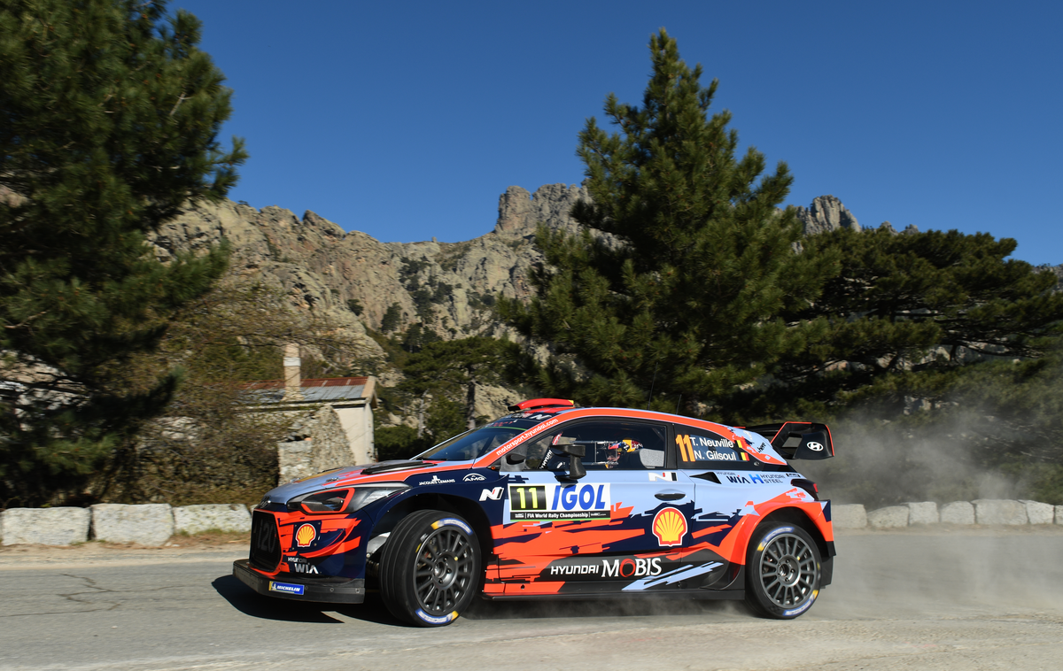 Thierry Neuville | Thierry Neuville je zmagovalec relija po Korziki. | Foto Getty Images