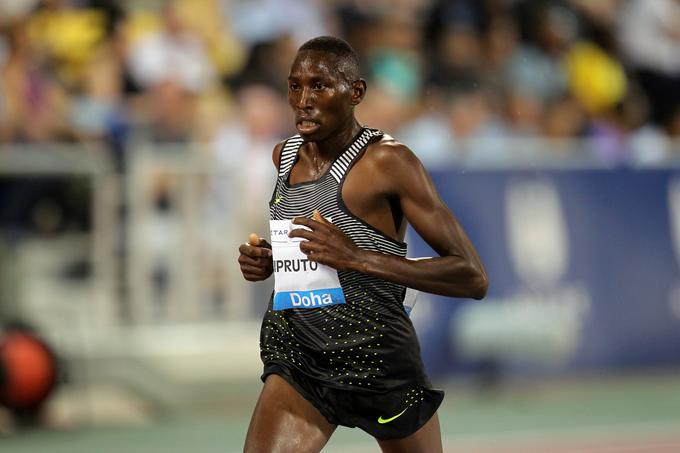 Conseslus Kipruto je v teku na 3000 metrov z zaprekami postavil najboljši izid sezone na svetu. | Foto: Reuters