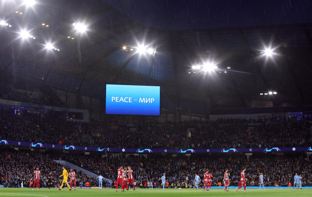 Etihad: Man City - Atletico Madrid | Navijači Atletica se niso najlepše vedli na gostovanju v Manchestru. | Foto Guliverimage