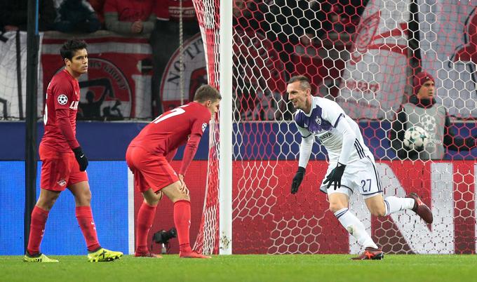 Drugo točko so vijolice osvojile na gostovanju v Moskvi (1:1), ko je v izdihljajih srečanja izenačil Jasmin Mešanović. | Foto: Reuters