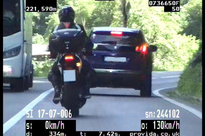 Policija motorist | Foto PU Nova Gorica