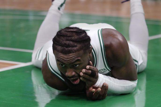 Jaylen Brown | Jaylen Brown bo zaradi zloma obrazne kosti moral izpustiti naslednje štiri tekme in tekmo All Star. | Foto Guliverimage