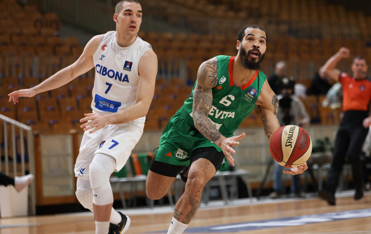 Cedevita Olimpija Justin Cobbs | Cedevita Olimpija je s 93:91 ugnala Cibono. | Foto Filip Barbalić/www.alesfevzer.com