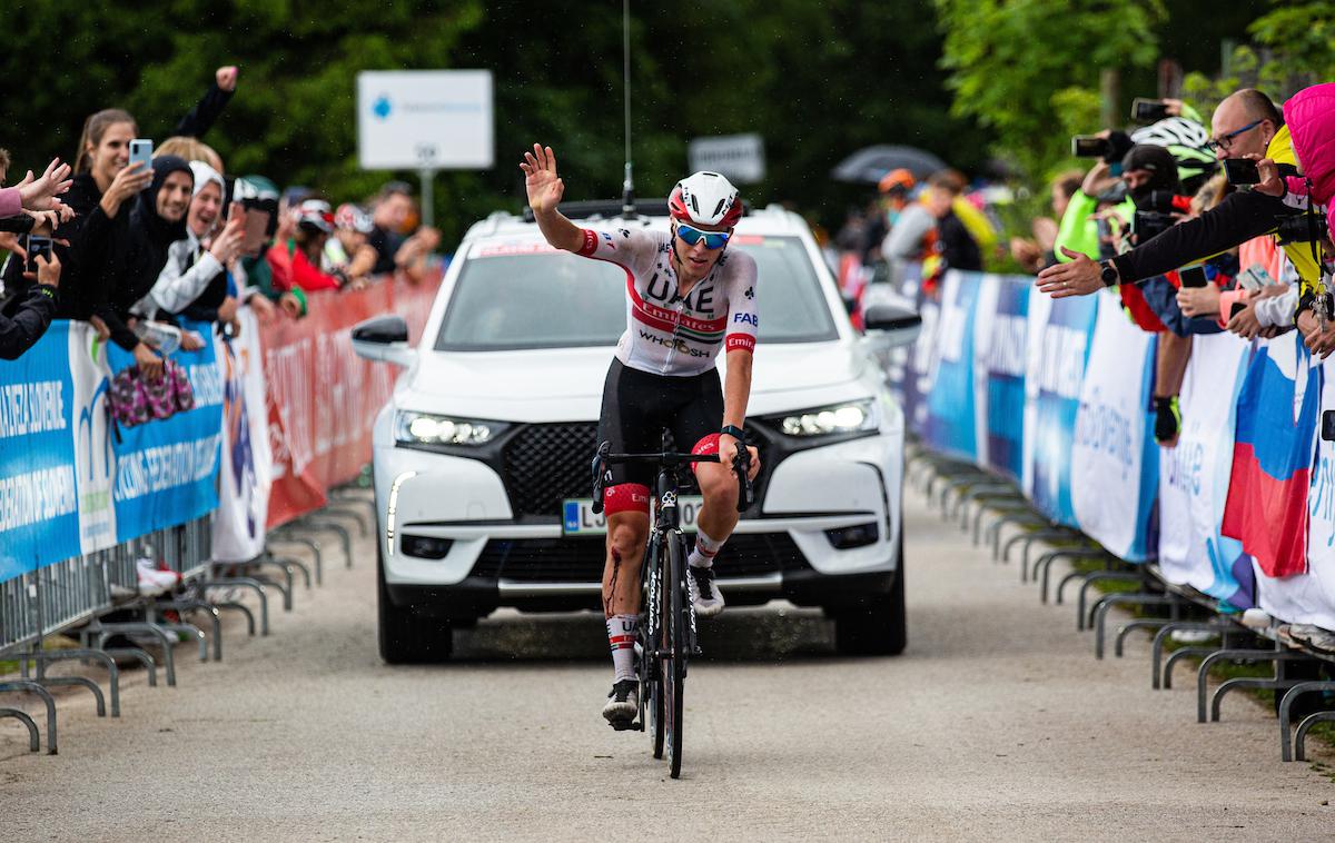 Tadej Pogačar | "Tadej ima vrhunsko sposobnost regeneracije in izjemno glavo. V nogah pa ima še veliko prostora za napredek," o Pogačarju pravi menedžer ekipe UAE Team Emirates. | Foto Peter Podobnik/Sportida