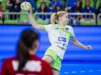 Prijateljska tekma Slovenija - Madžarska, slovenska ženska rokometna reprezentanca Tamara Mavsar